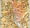 Baden (Baden-Baden) city map, 1906