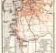Leghorn (Livorno) city map, 1908