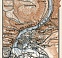 Tetschen (Děčín) and environs map, 1910