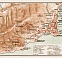 Ajaccio and environs map, 1913