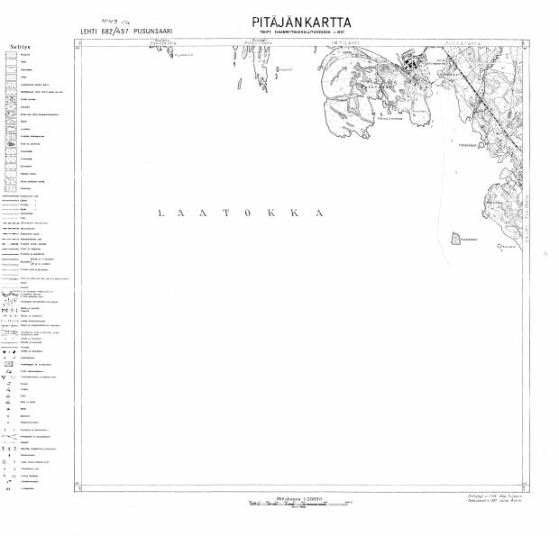 Pusunsaari (Pitkjaranta). Pusunsaari. Pitäjänkartta 414312. Parish map from 1936. Use the zooming tool to explore in higher level of detail. Obtain as a quality print or high resolution image