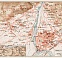 Bozen (Bolzano) and Gries, region map. Map of the environs of Bozen/Gries, 1903