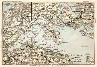 Flensburg environs map, 1911