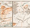Milet (Miletus), ancient site map. Environs of Milet, 1914