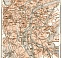 Liège (Lüttich) city map, 1909