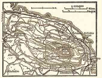 Kinnekulle map, 1910