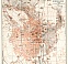 Wiesbaden city map, 1906