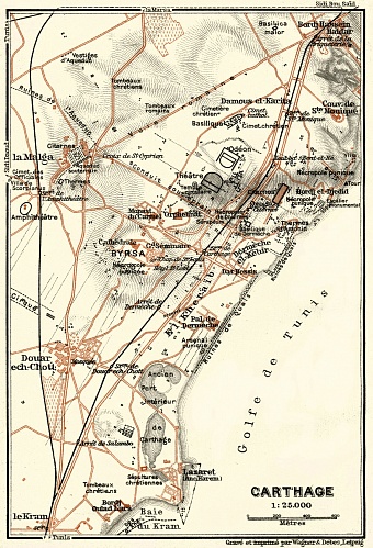 Carthage city map, 1909