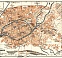 Strassburg (Strasbourg) city map, 1905