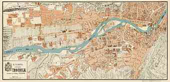 Tiflis (თბილისი, Tbilisi) city map, 1912