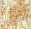 Magdeburg city map, 1906