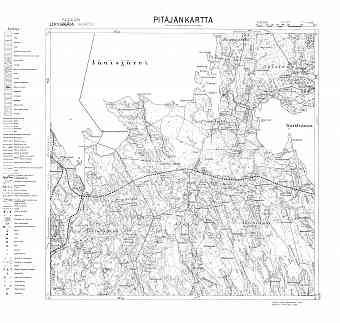 Alattu. Pitäjänkartta 423304. Parish map from 1932