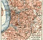 Düsseldorf city map, about 1900