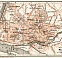 Nevers city map, 1909