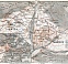 Bozen (Bolzano) and Gries, region map. Map of the environs of Bozen/Gries, 1910