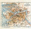 Saint Petersburg (Санктъ-Петербургъ, Sankt-Peterburg) city map, in French, 1914