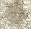 Brussels (Brussel, Bruxelles) and environs map, 1903