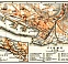 Rijeka (Fiume), city map. Map of the environs of Rijeka (Fiume), 1913