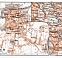 Eger (Cheb), city map. Eger and Franzensbad (Františkovy Lázně) environs, 1911