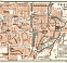Troyes city map, 1909
