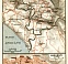 Agrigento (Girgenti) town and environs map, 1912