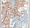 Schwerin city map, 1911
