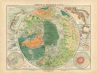 North Polar Map (in Russian), 1910 North Polar Map (in Russian), 1910