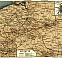 Railway map of Belgium, 1900