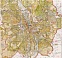 Moscow (Москва, Moskva) city map, 1936
