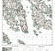 Honkasalo Island. Honkasalo. Topografikartta 414401. Topographic map from 1935
