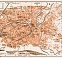 Strassburg (Strasbourg) city map, 1909