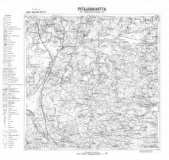 Borovinka. Rytty. Pitäjänkartta 414212. Parish map from 1931