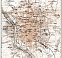 Madrid city map, 1913
