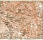 Sabine hills with Palestrina map, 1909