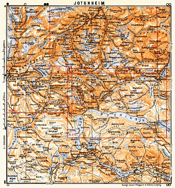 Jotun Fields map, 1910