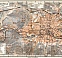 Elberfeld city map, 1905