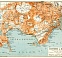 Naples (Napoli) western environs map, 1912