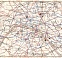 Paris Tramway and Metro Network map, 1931