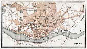 Porto city map, 1913