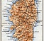 Corsica map, 1885