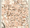 Bourges city map, 1909