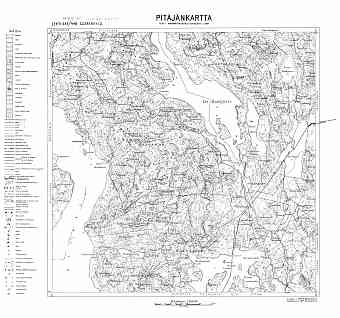 Saarenkylä. Pitäjänkartta 412407. Parish map from 1934
