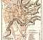 Luxembourg (Luxemburg) city map, 1909