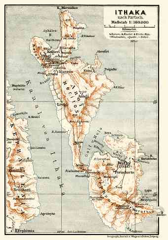 Ithaca isle map, 1908