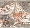 Bolzano (Bozen) and Gries, towns´ map. Environs of Bolzano/Gries map, 1911