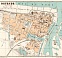 Ostend (Ostende) city map, 1908
