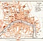 Pisa city map, 1908