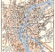 Liège (Lüttich) city map, 1908
