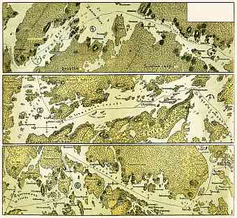 Nyslott (Savonlinna) environs map (in Russian), 1889