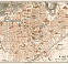 Nîmes city map, 1902